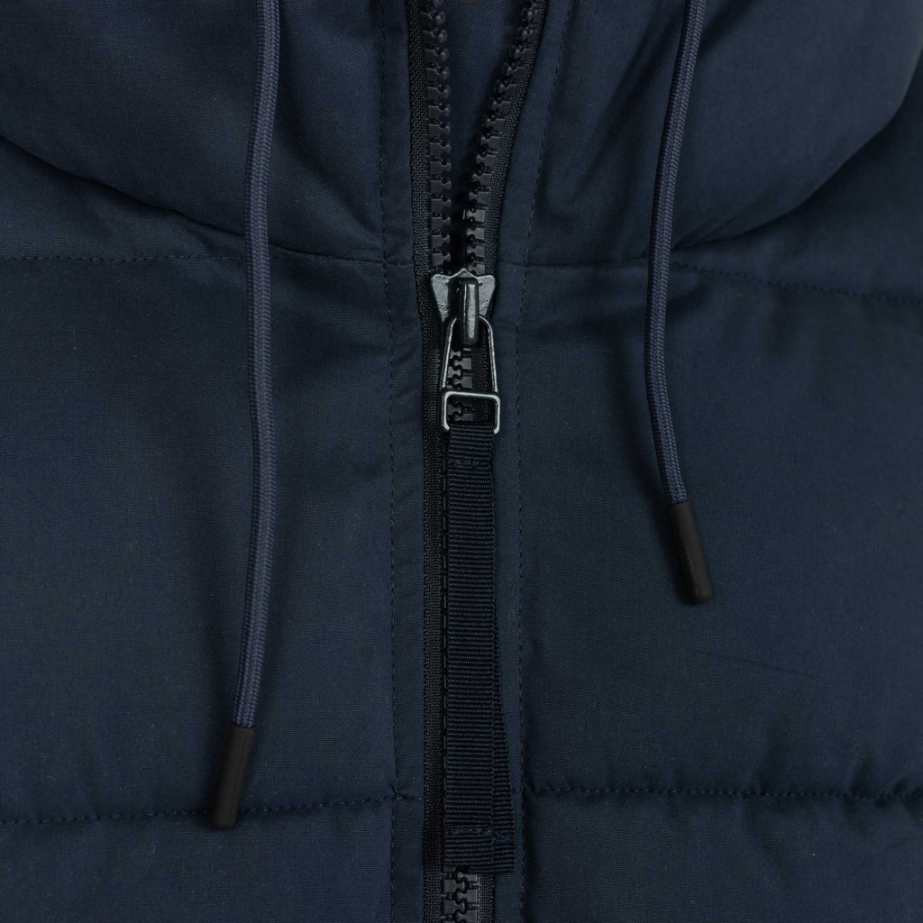 Selfhood Hooded Puffer Jacket Winter Outerwear Navy