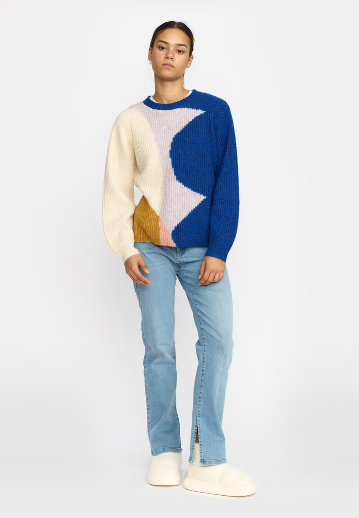 Selfhood Knit Sweater Knitwear Blue
