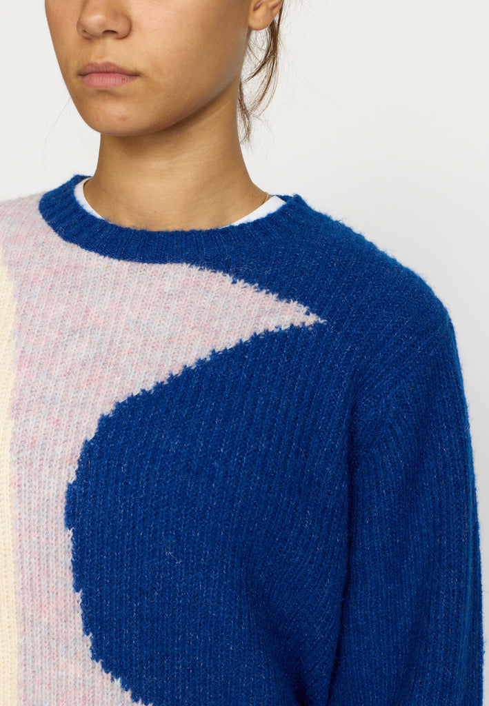 Selfhood Knit Sweater Knitwear Blue