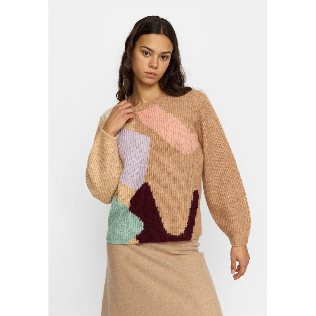 Selfhood Knit Sweater Knitwear Apricot