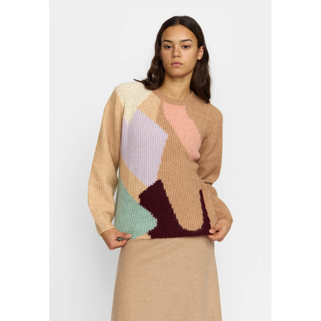 Selfhood Knit Sweater Knitwear Apricot