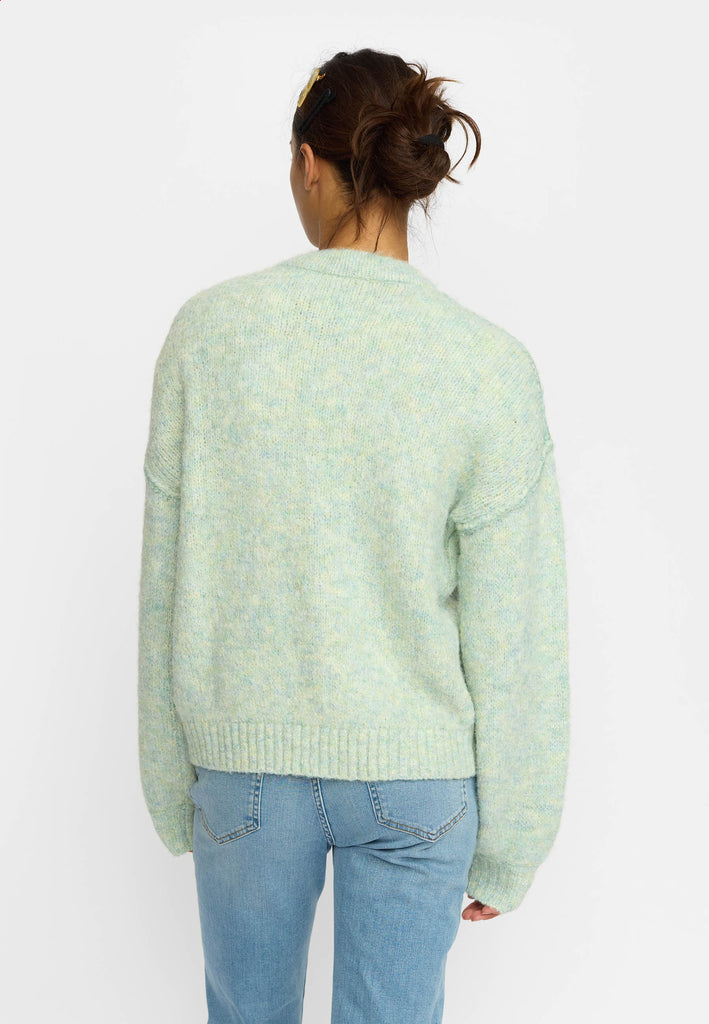 Selfhood Knitted Mohair Cardigan Knitwear Mint