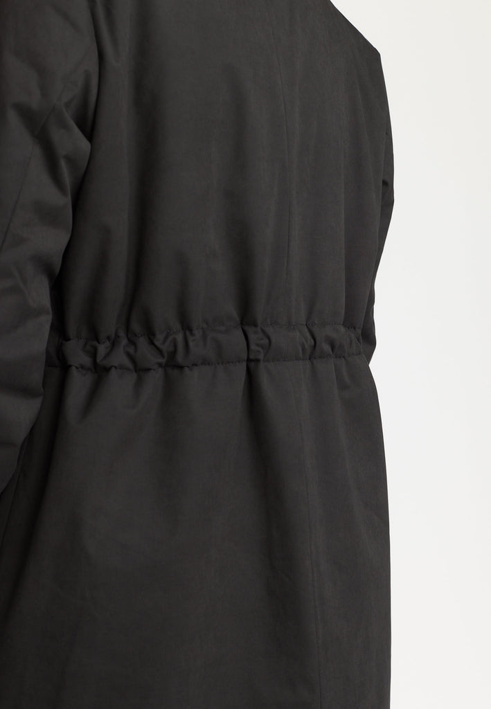 Selfhood Long Hooded Parka Winter Outerwear Black