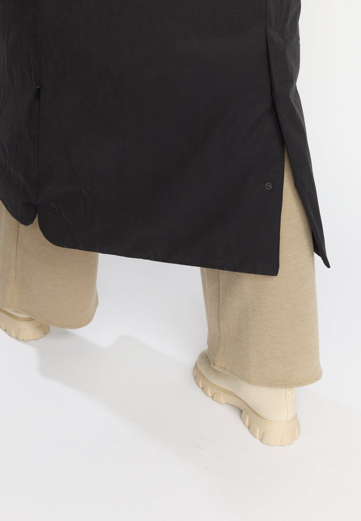 Selfhood Long Hooded Parka Winter Outerwear Black