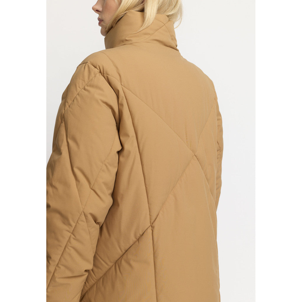Selfhood Long Puffer Winter Outerwear Sand