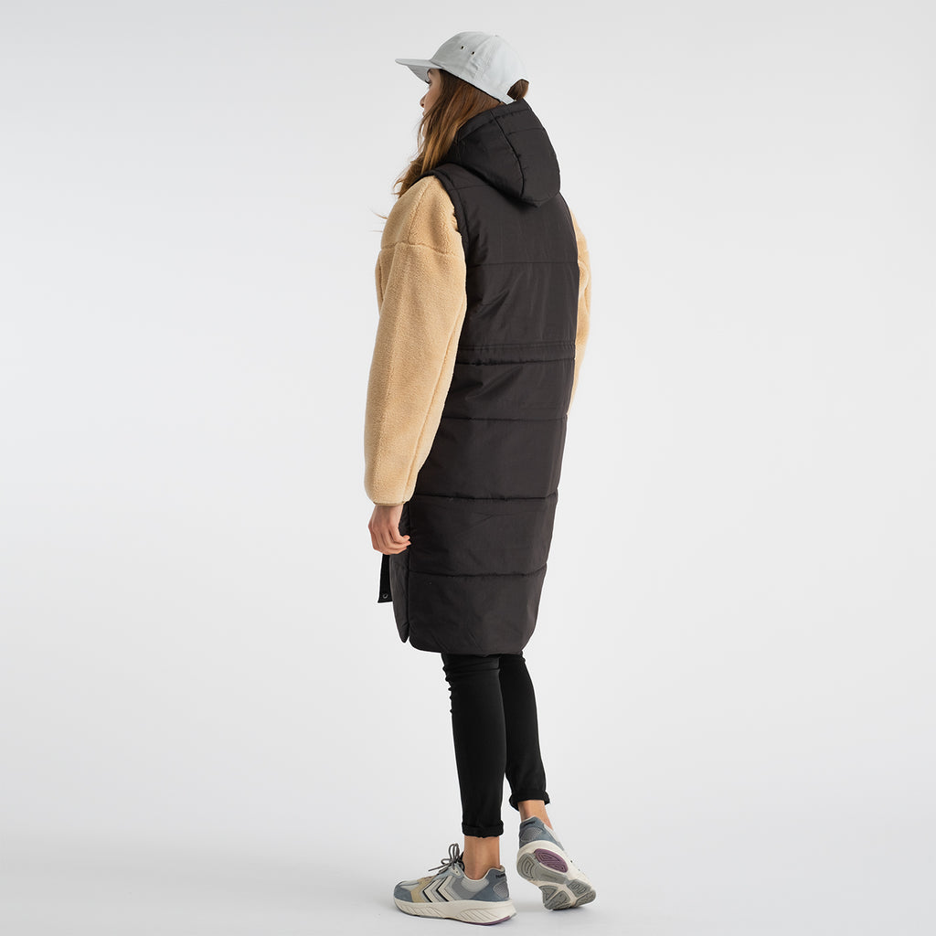 Selfhood Long Vest Winter Outerwear Black