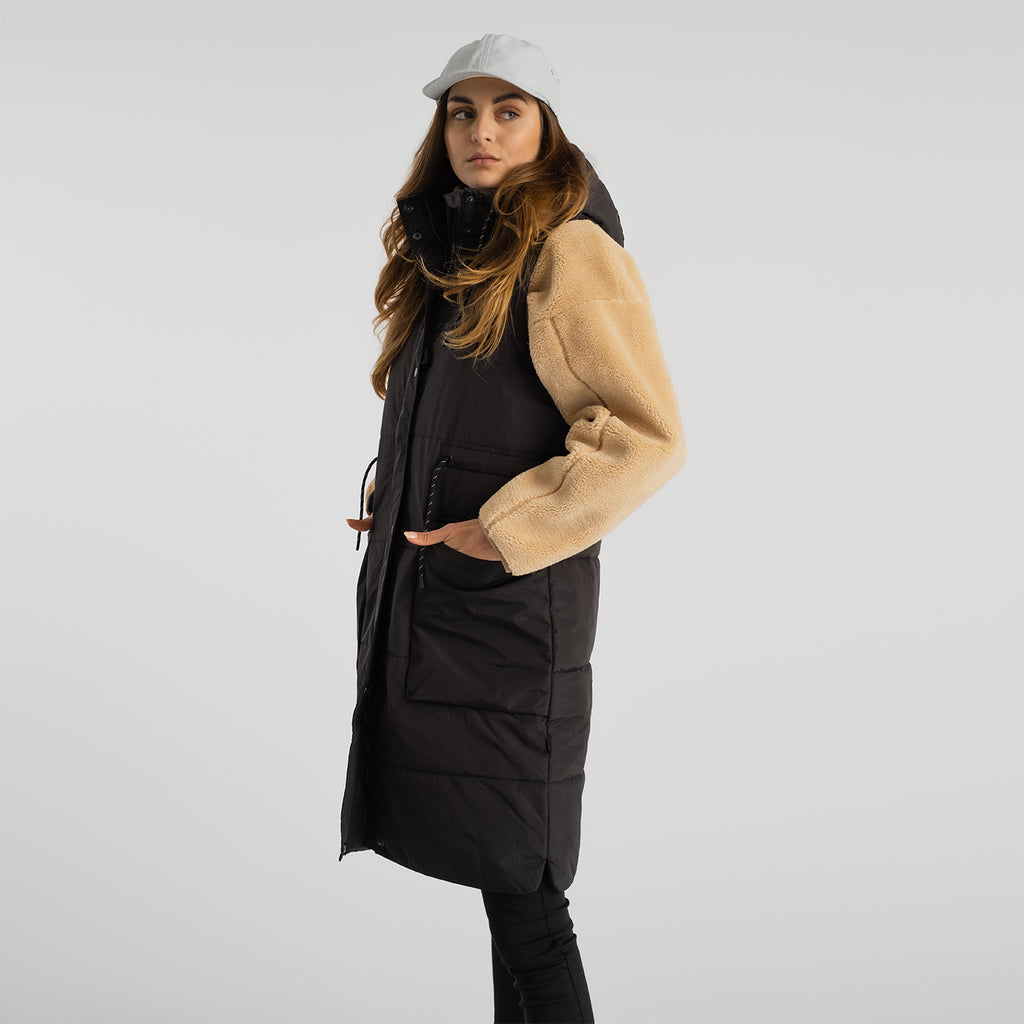 Selfhood Long Vest Winter Outerwear Black