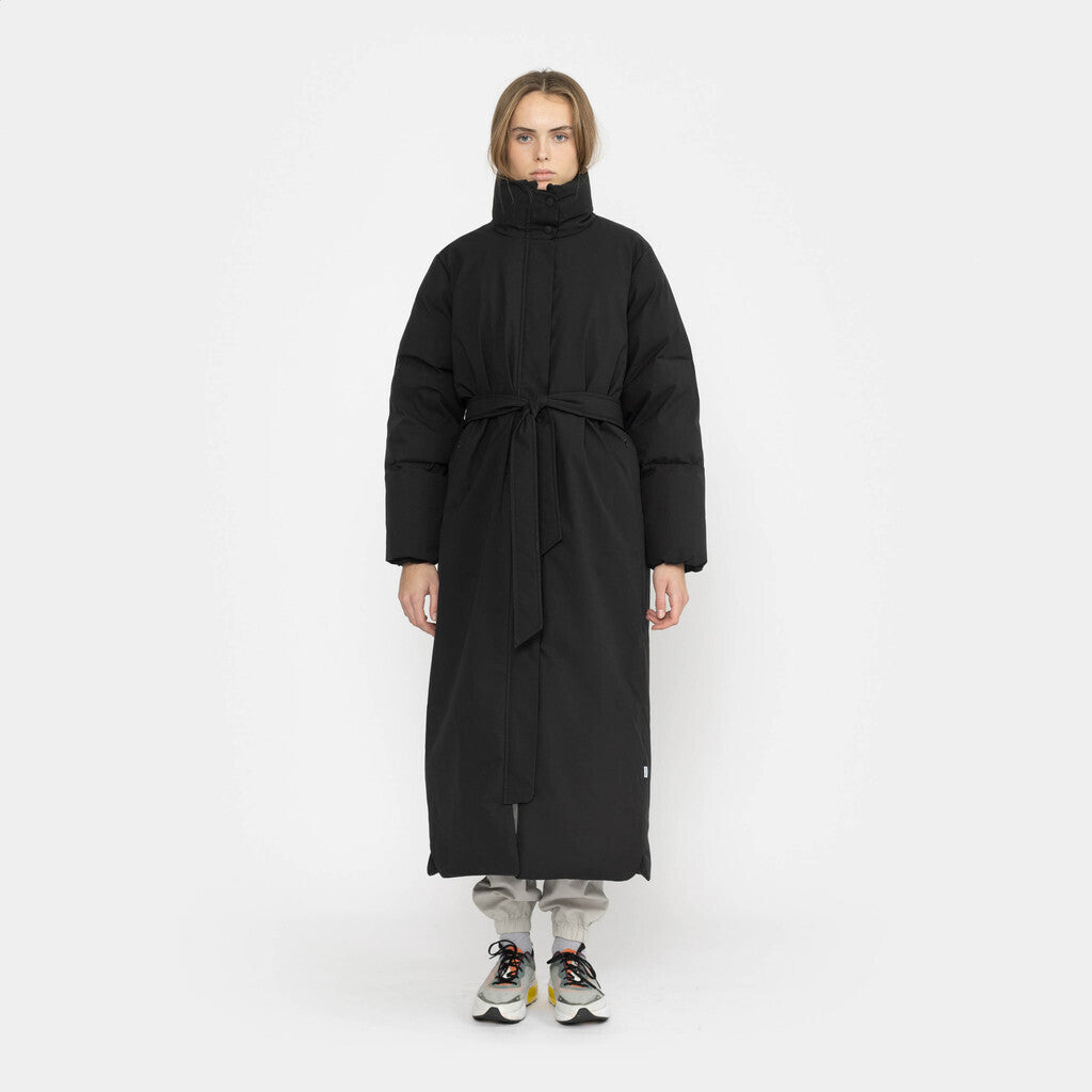 Selfhood Long Winter Coat Outerwear Black