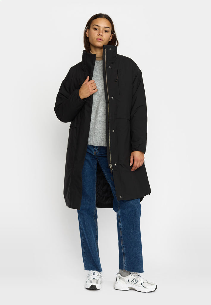 Selfhood Oversize Coat Winter Outerwear Black