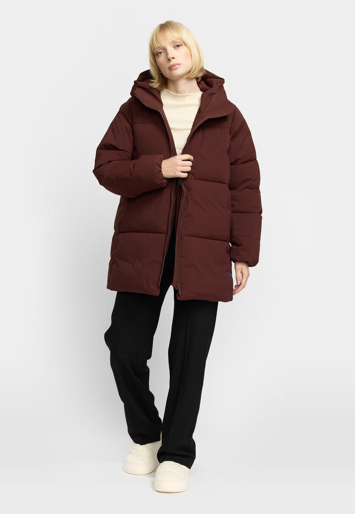 Selfhood Oversize Puffer Winter Outerwear Burgundy