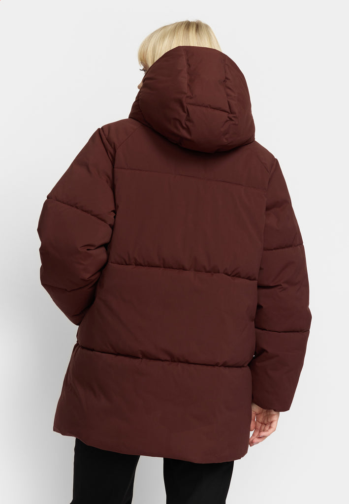 Selfhood Oversize Puffer Winter Outerwear Burgundy