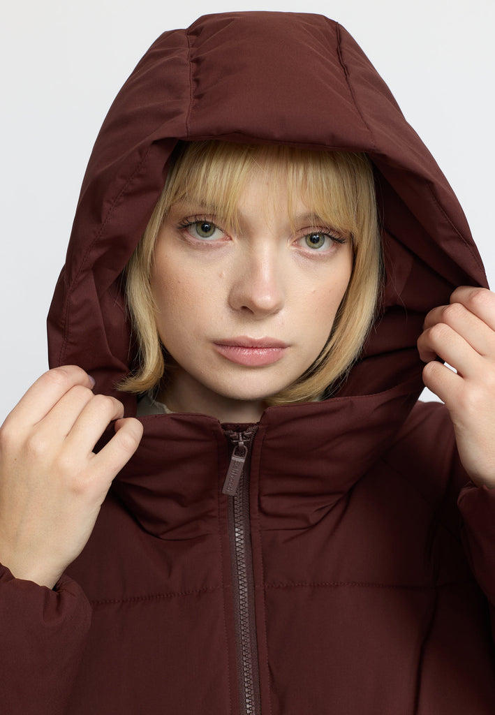 Selfhood Oversize Puffer Winter Outerwear Burgundy