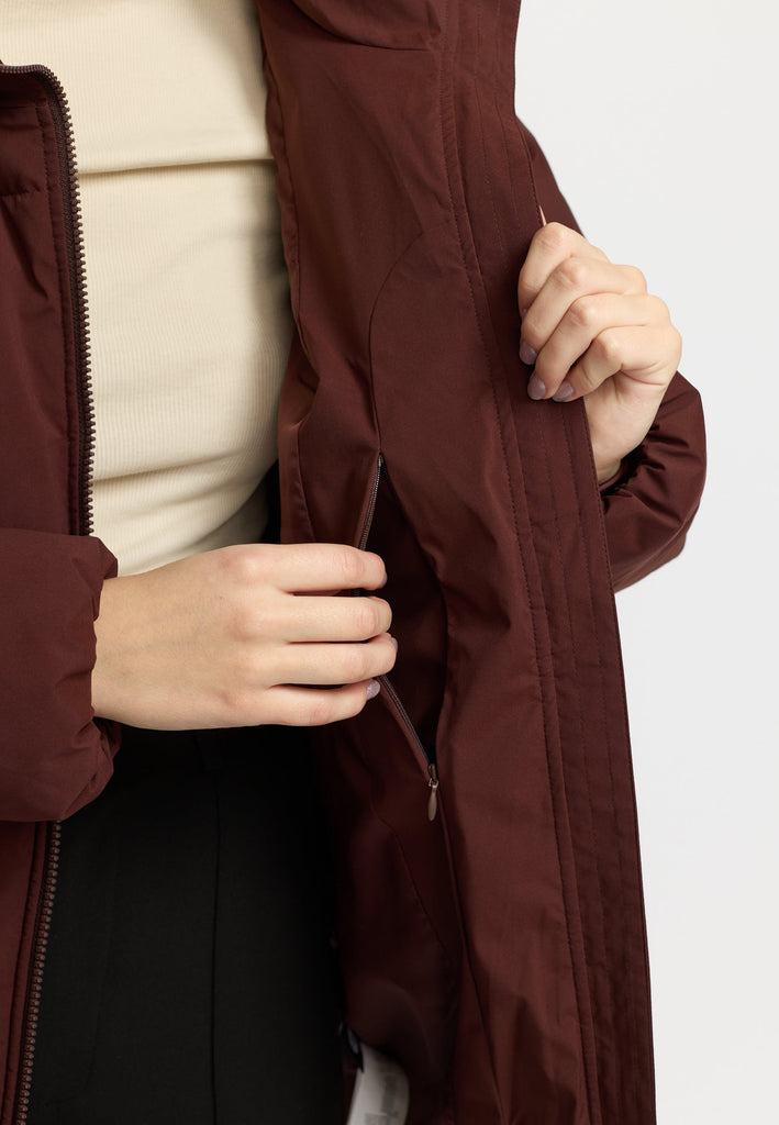 Selfhood Oversize Puffer Winter Outerwear Burgundy