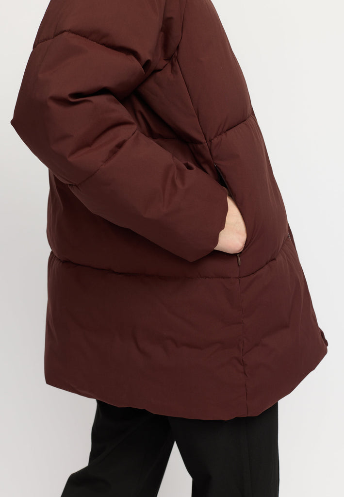 Selfhood Oversize Puffer Winter Outerwear Burgundy