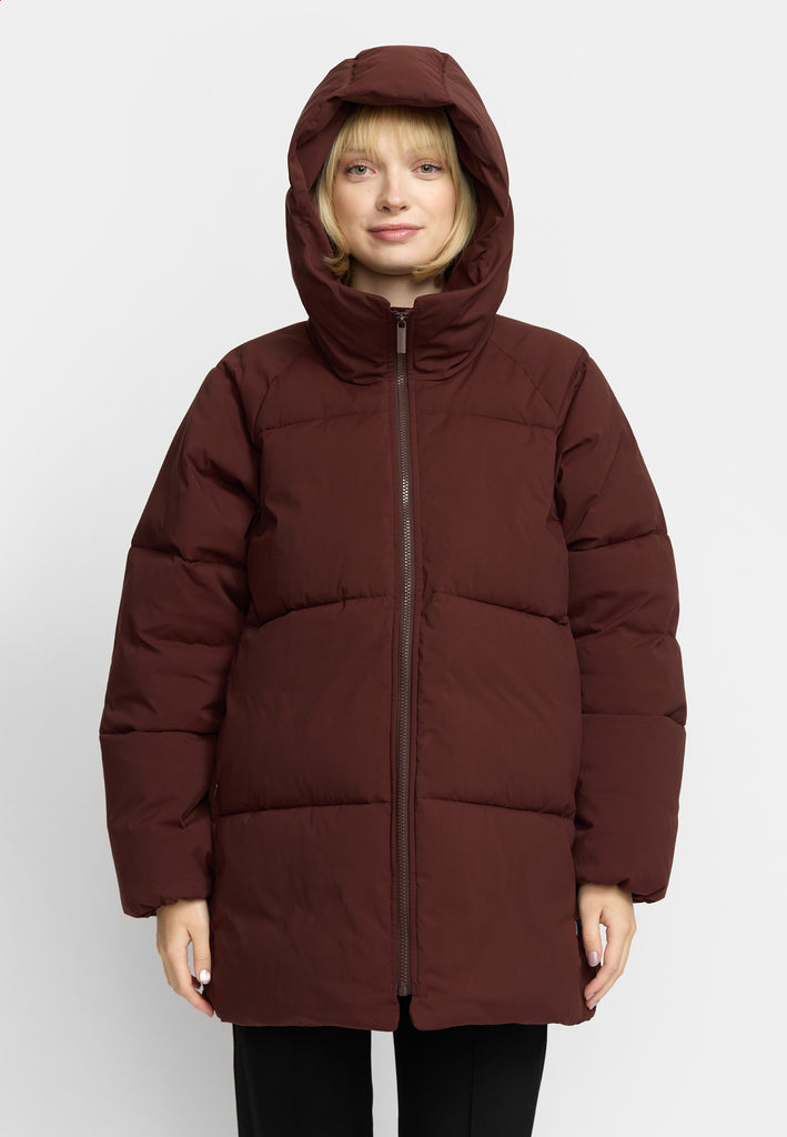 Selfhood Oversize Puffer Winter Outerwear Burgundy