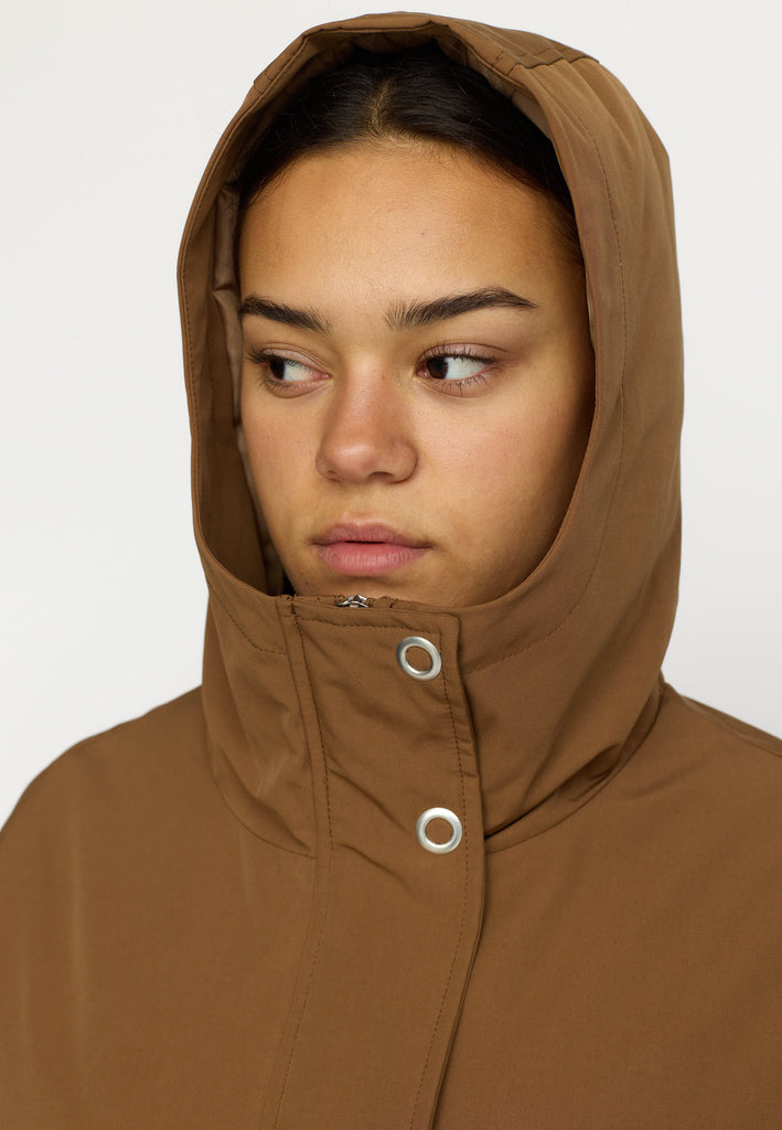 Selfhood Parka Coat Winter Outerwear Brown