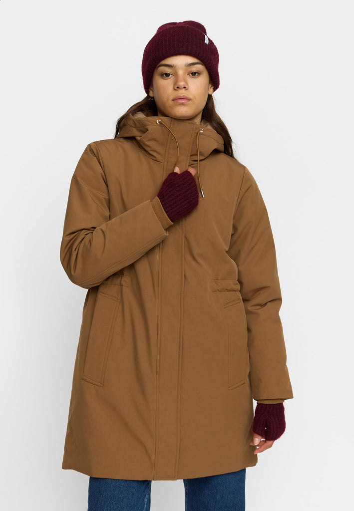 Selfhood Parka Jacket Winter Outerwear Brown