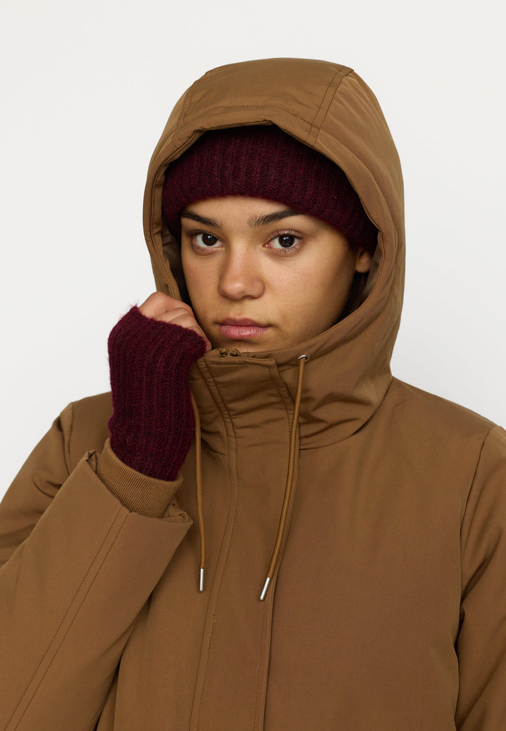Selfhood Parka Jacket Winter Outerwear Brown