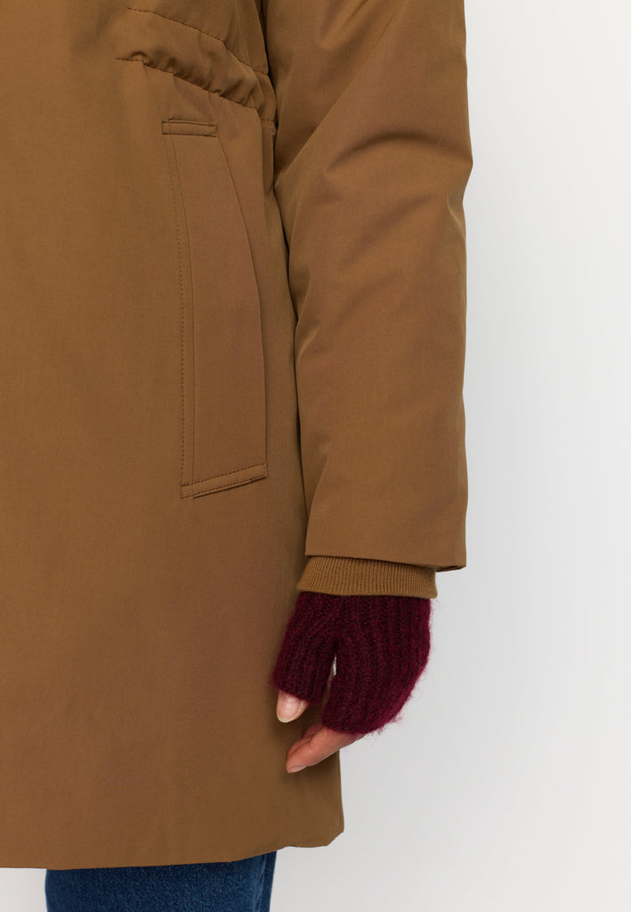 Selfhood Parka Jacket Winter Outerwear Brown