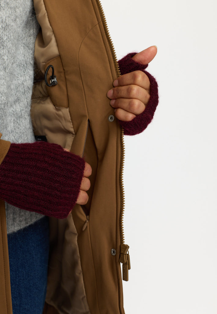 Selfhood Parka Jacket Winter Outerwear Brown