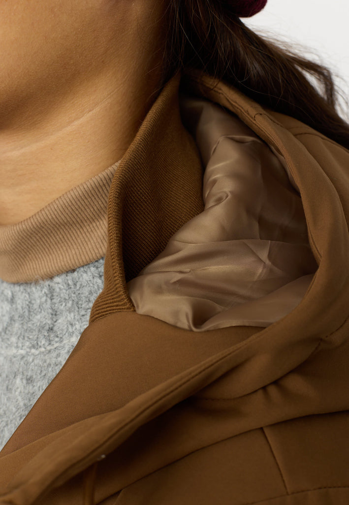 Selfhood Parka Jacket Winter Outerwear Brown