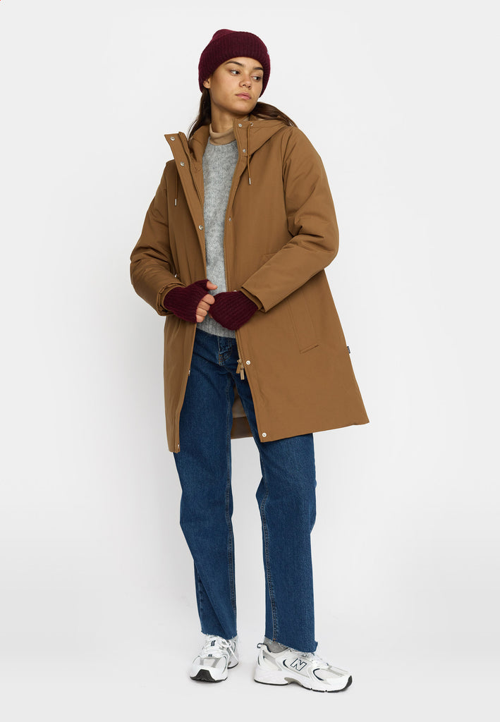 Selfhood Parka Jacket Winter Outerwear Brown