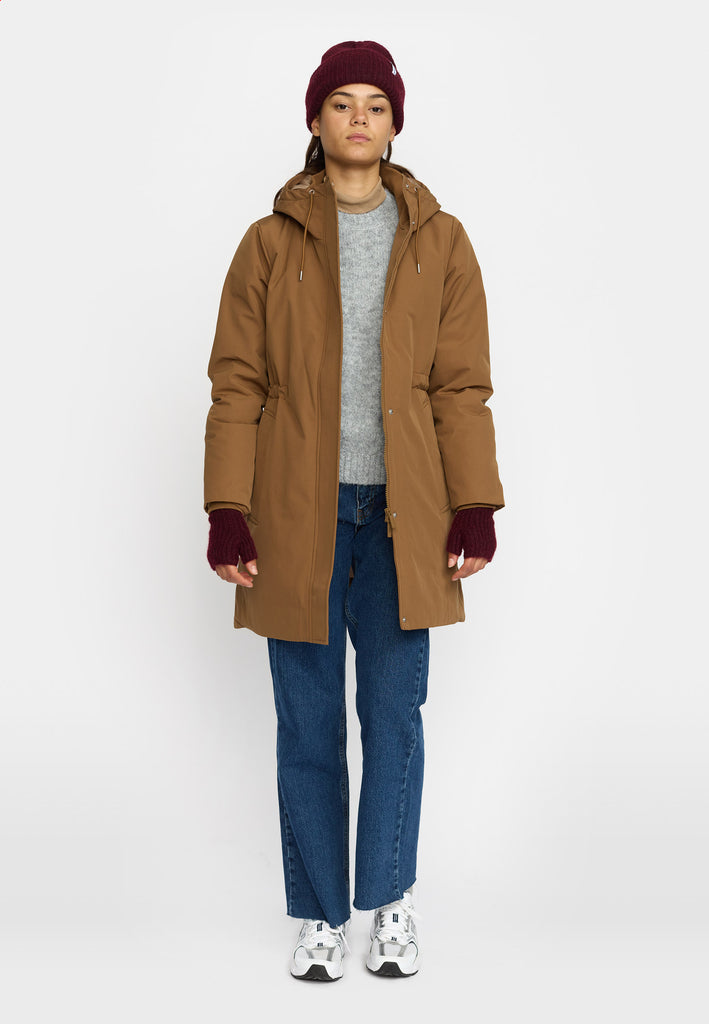 Selfhood Parka Jacket Winter Outerwear Brown