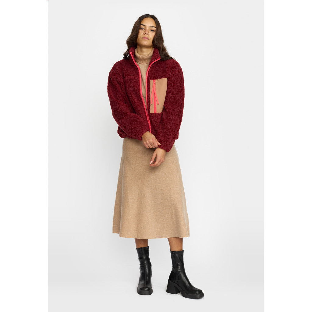 Selfhood Pocket Teddy Teddy Burgundy