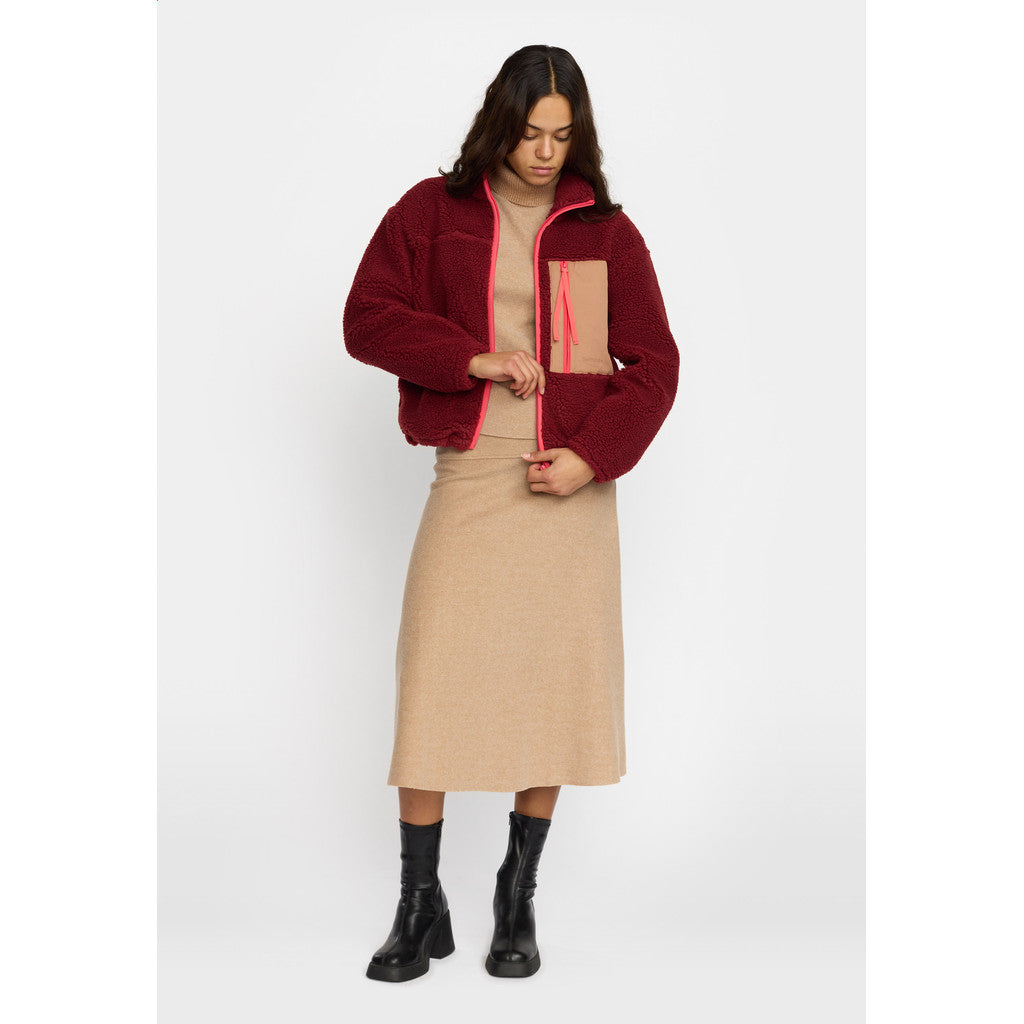 Selfhood Pocket Teddy Teddy Burgundy
