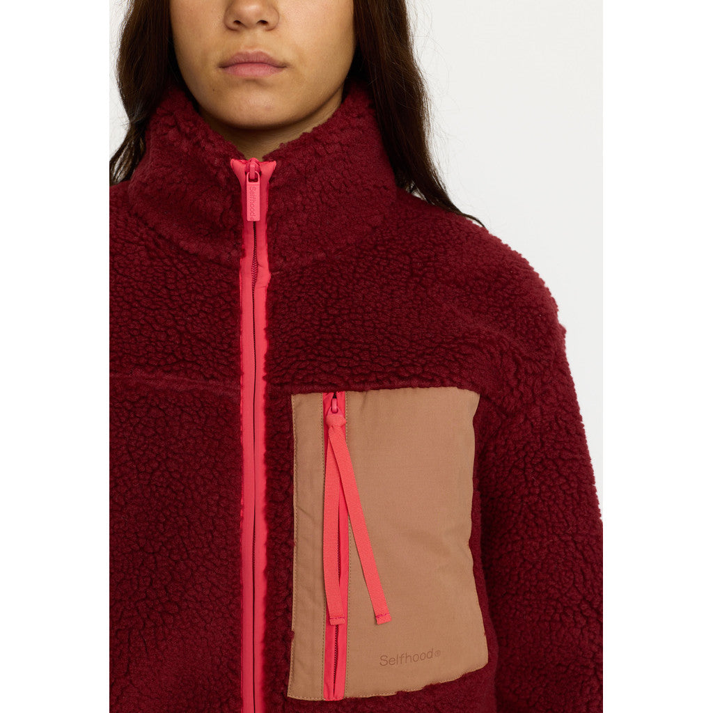 Selfhood Pocket Teddy Teddy Burgundy