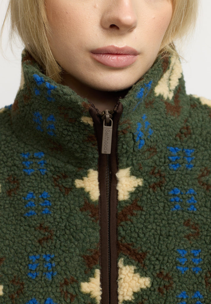 Selfhood Printed Teddy Teddy Green