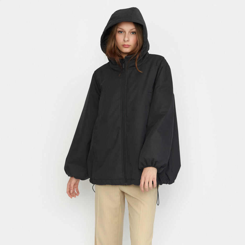 Selfhood Puff-Sleeve Jacket Winter Outerwear Black