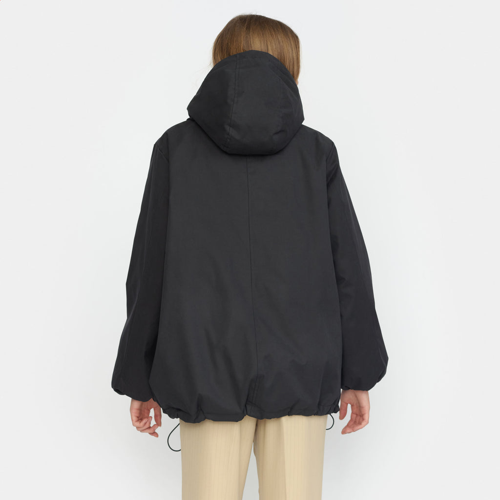 Selfhood Puff-Sleeve Jacket Winter Outerwear Black