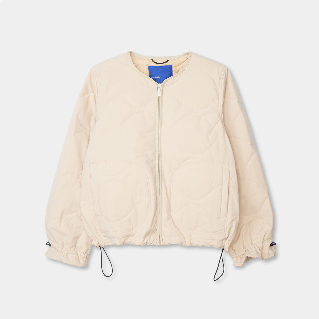 Selfhood Quilted Jacket Winter Outerwear Offwhite