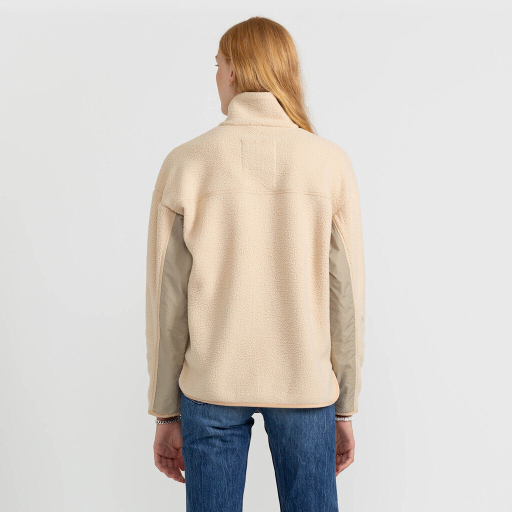 Selfhood Short Fleece Jacket Outerwear Beige