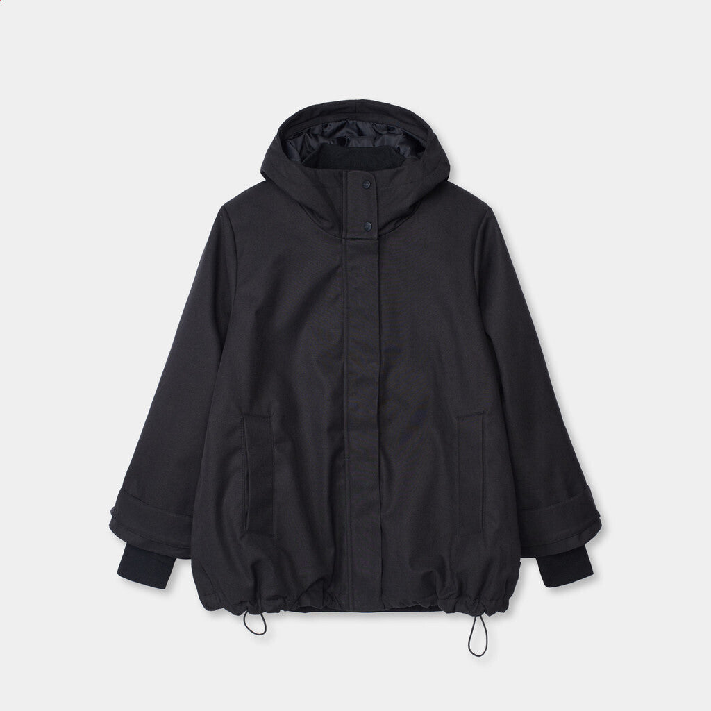 Selfhood Short Parka Winter Outerwear Black