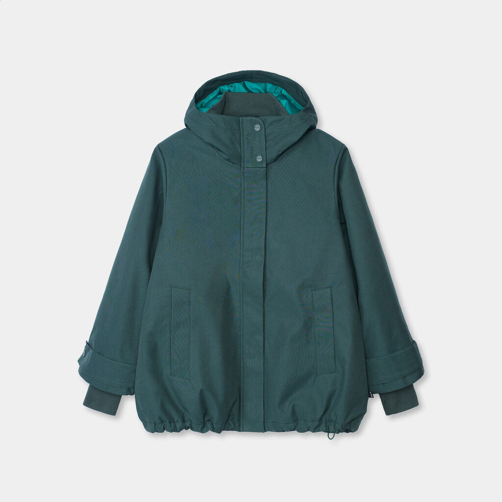 Selfhood Short Parka Winter Outerwear Darkgreen