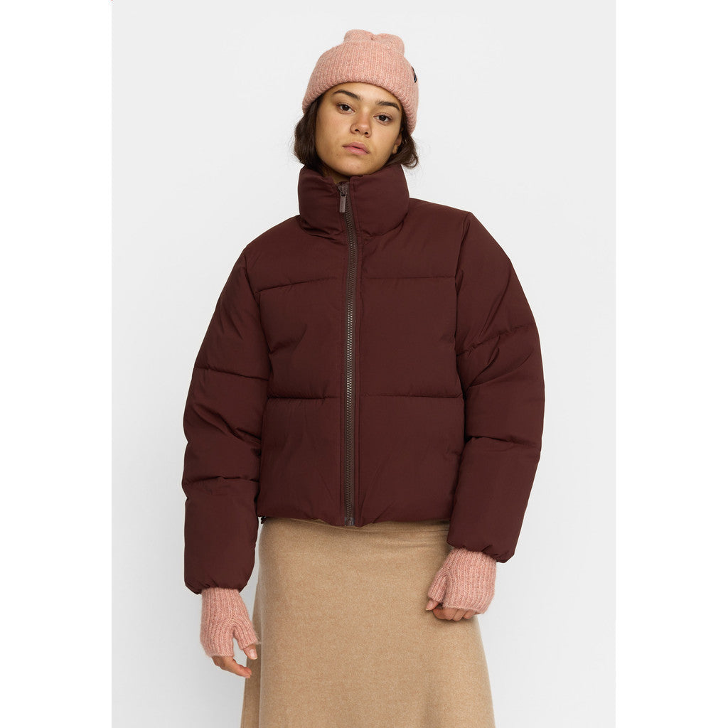 Selfhood Short Puffer Winter Outerwear Burgundy