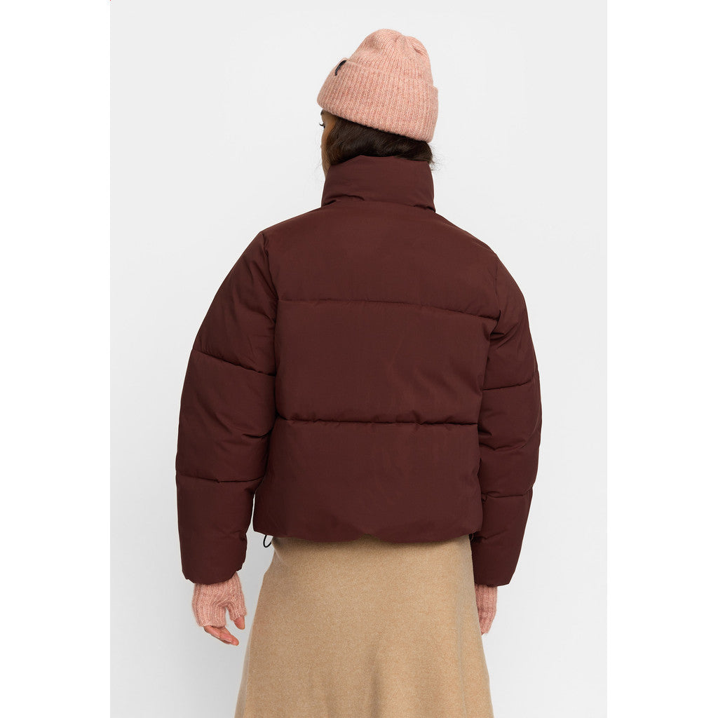 Selfhood Short Puffer Winter Outerwear Burgundy
