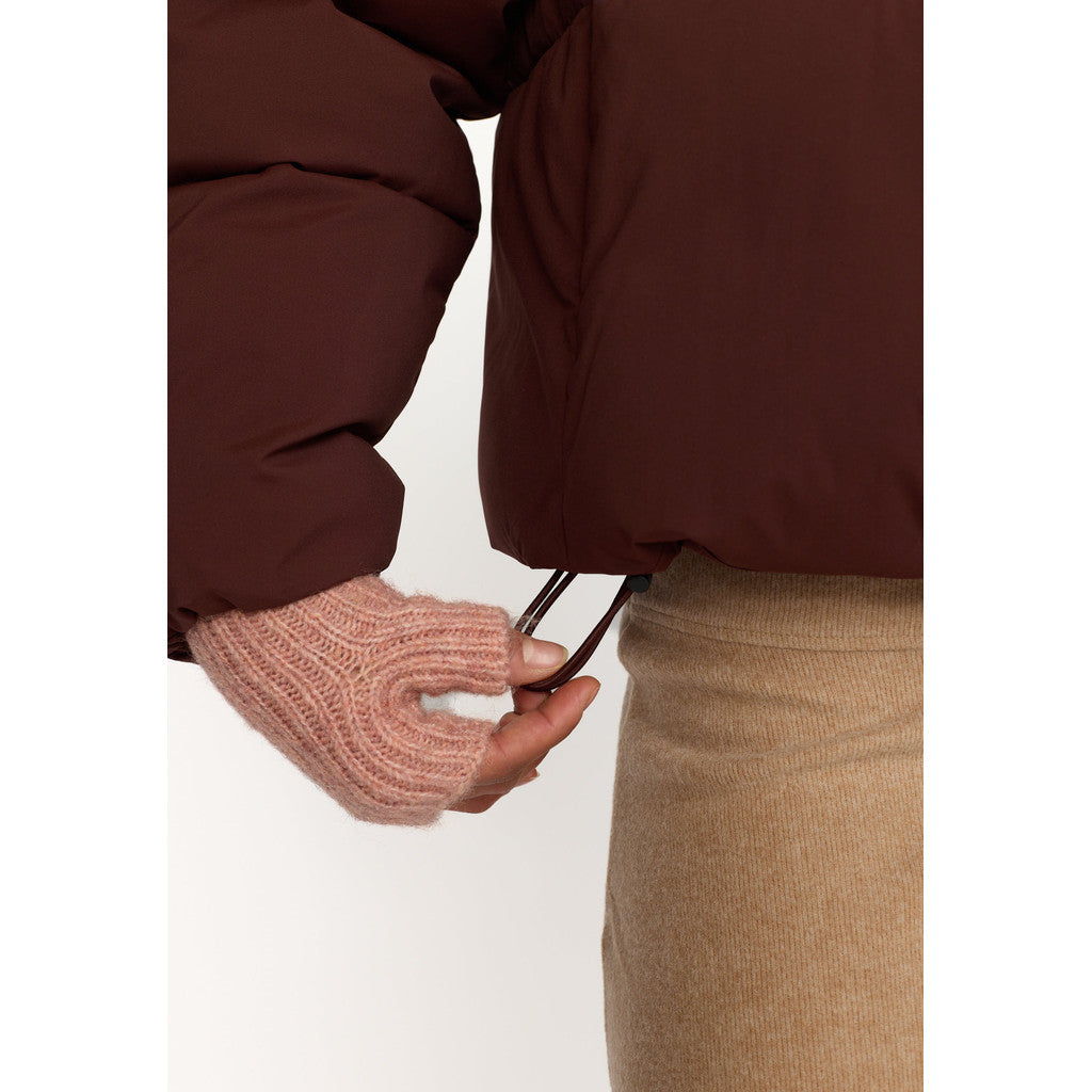 Selfhood Short Puffer Winter Outerwear Burgundy