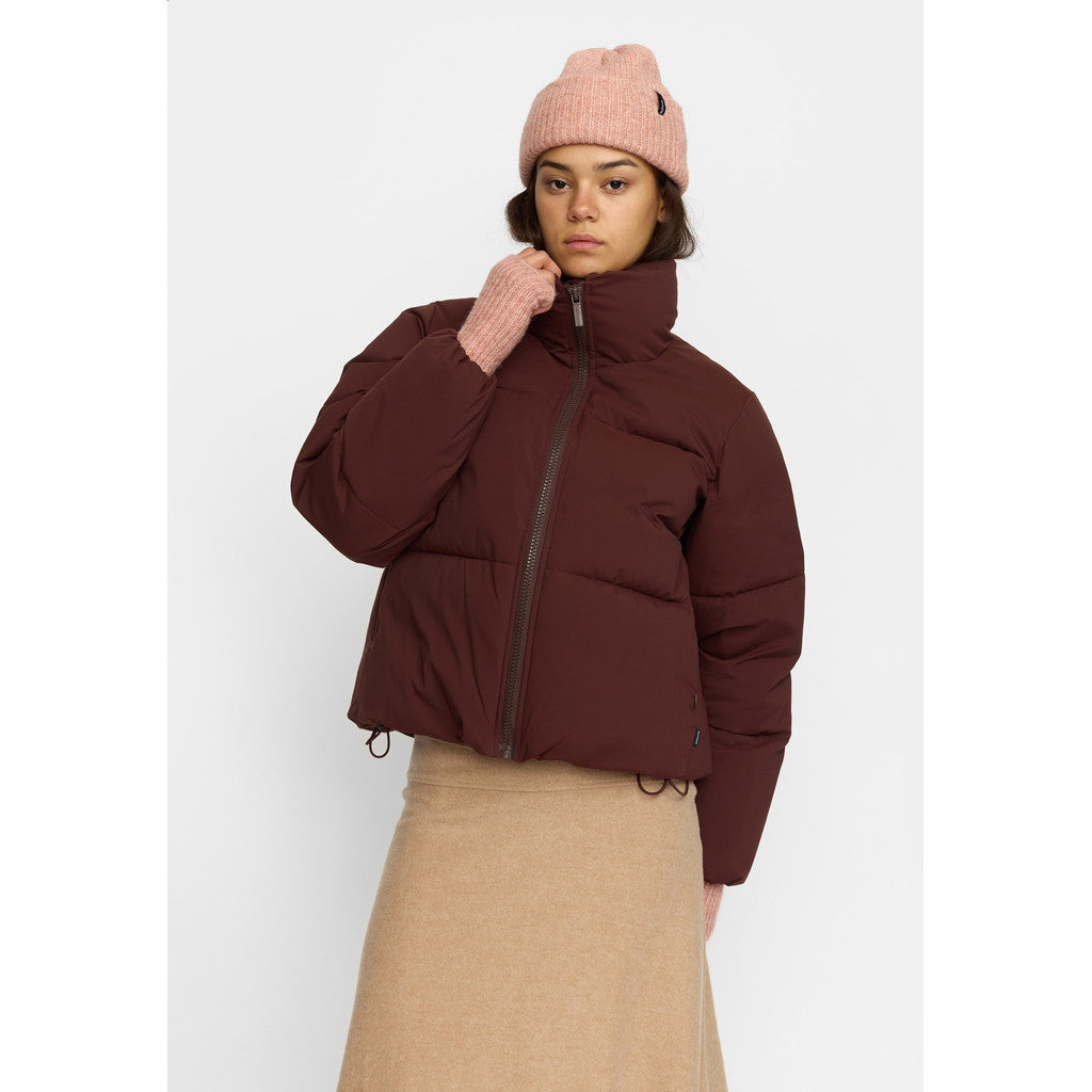 Selfhood Short Puffer Winter Outerwear Burgundy