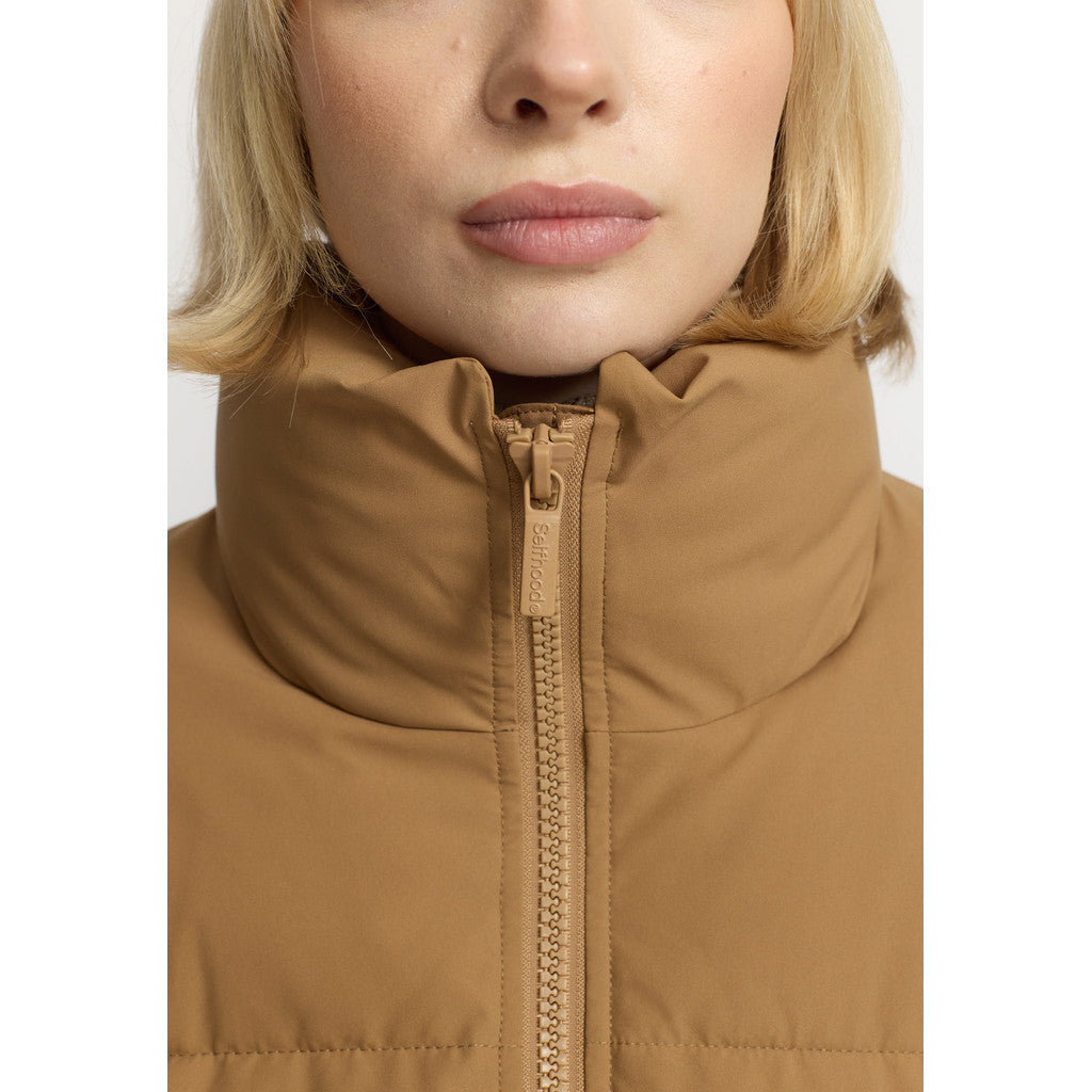 Selfhood Short Puffer Winter Outerwear Sand