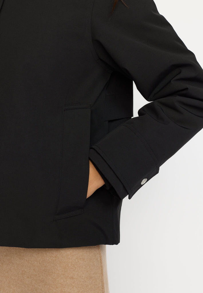 Selfhood Short Trenchcoat Winter Outerwear Black