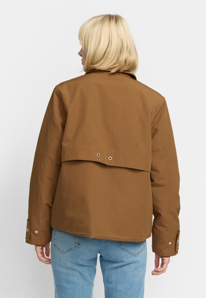 Selfhood Short Trenchcoat Winter Outerwear Brown