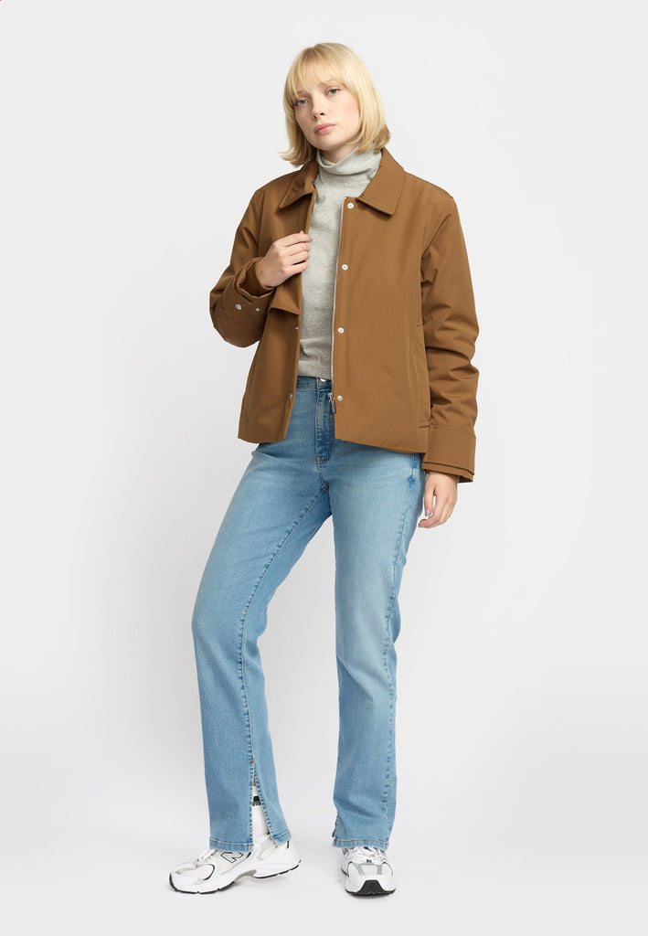 Selfhood Short Trenchcoat Winter Outerwear Brown