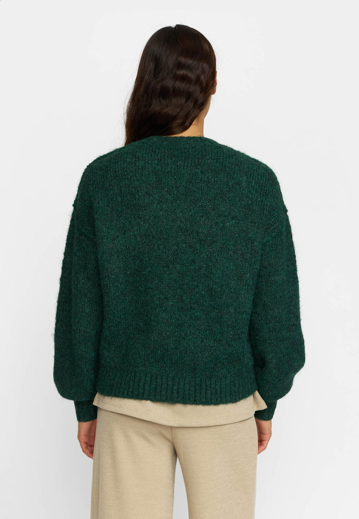 Selfhood Soft Sweater Knitwear Darkgreen
