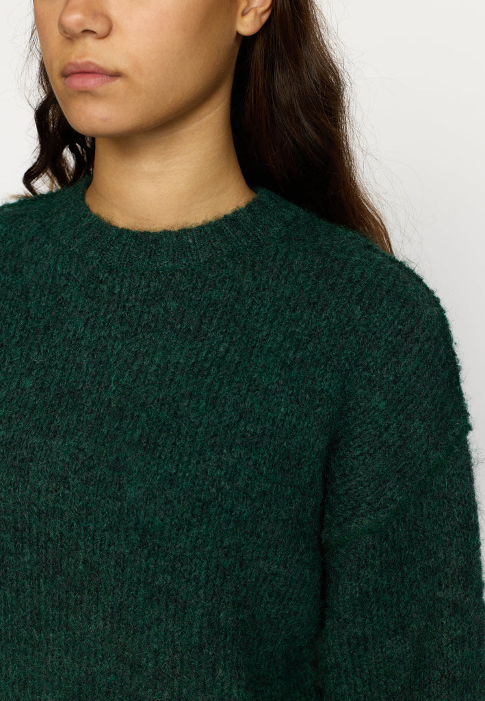 Selfhood Soft Sweater Knitwear Darkgreen