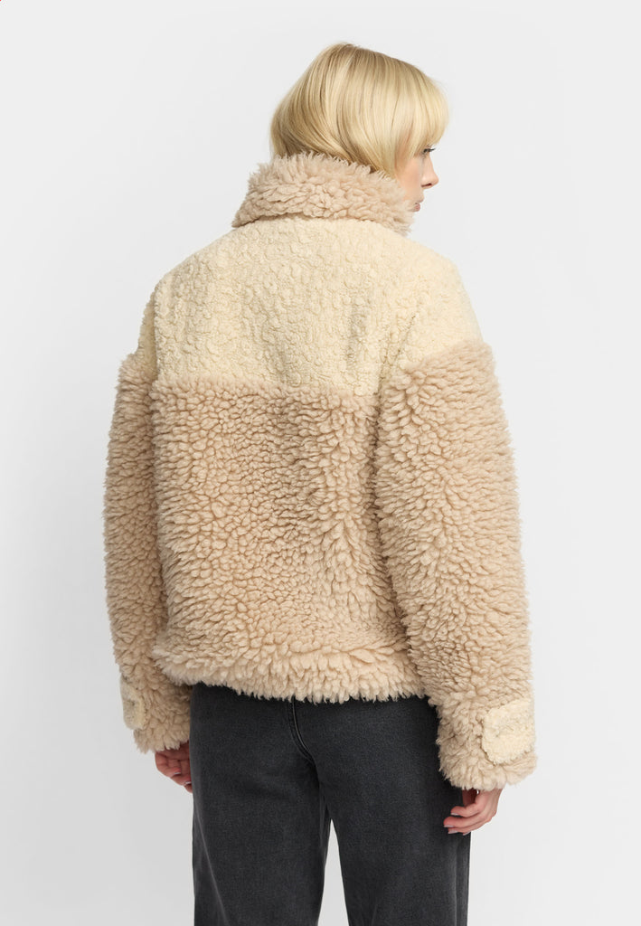 Selfhood Teddy Jacket Teddy Offwhite