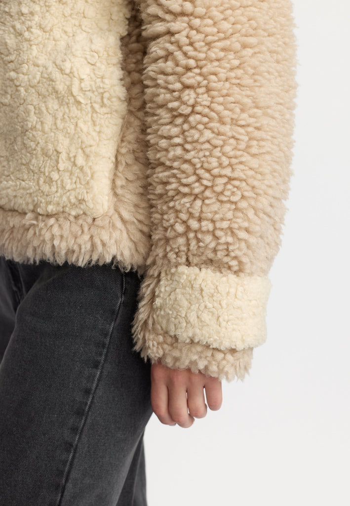 Selfhood Teddy Jacket Teddy Offwhite
