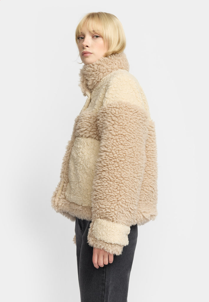 Selfhood Teddy Jacket Teddy Offwhite
